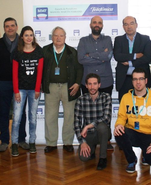 Con Alfredo Menéndez Luis Ángel de la Viuda David del Cura y Ángel Expósito Con Alfredo Menéndez Luis Ángel de la Viuda David del Cura y Ángel Expósito