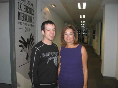 Con Ana Rosa Quintana