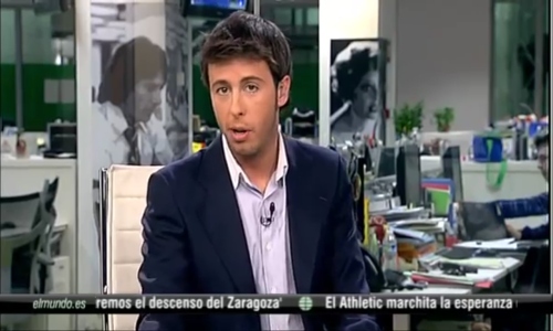 En la redacción tras Matías Prats En la redacción tras Matías Prats